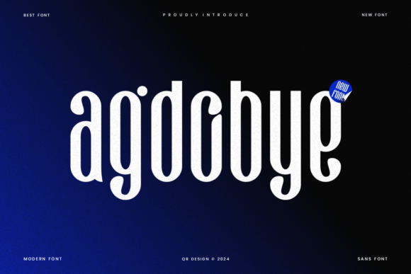 Agdobye: A Bold, Authentic Display Font for Real Branding Work