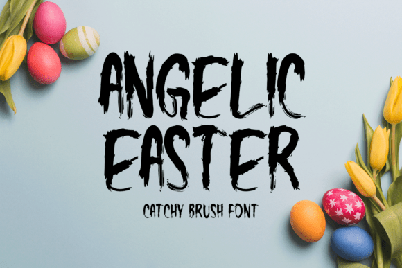 Angelic Easter: A Handcrafted Display Font for Editorial Warmth