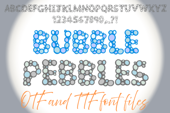 Bubble Pebble: A Joyful Display Font for Campaign Headlines