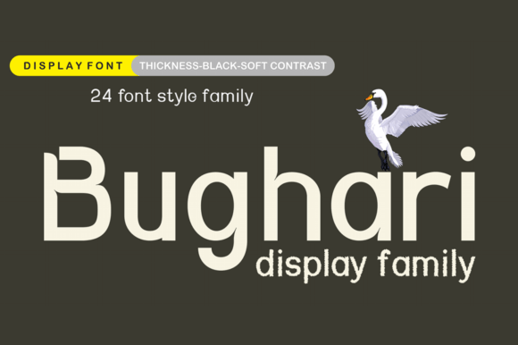 Bughari: A Display Font That Anchors Campaigns With Quiet Confidence