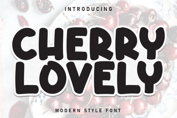 Cherry Lovely: A Friendly Handwritten Display Font for Digital Brands