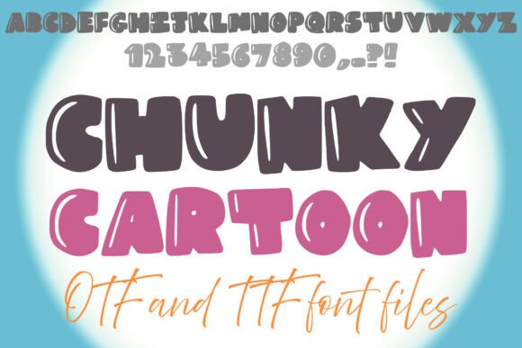 Chunky Cartoon: A Display Font That Feels Like Playtime