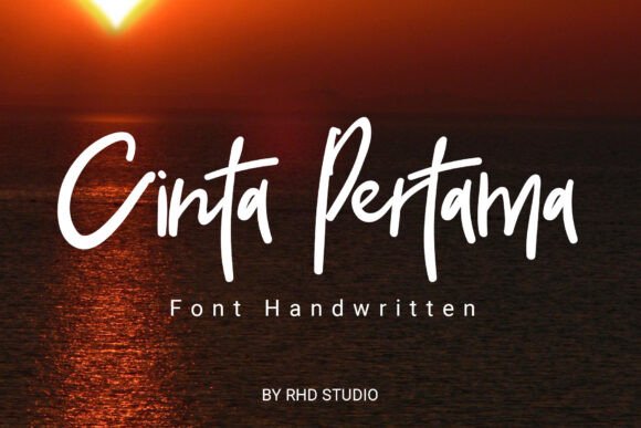 Cinta Pertama: A Handwritten Font for Authentic Digital Branding