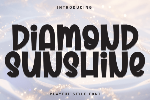 Diamond Sunshine: A Cheerful Handwritten Display Font for Editorial Design
