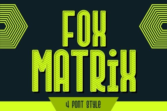 Fox Matrix: A Display Font That Commands Attention