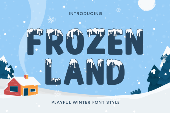 Frozenland: A Snow-Themed Display Font That Delivers Holiday Magic—Without the Melt