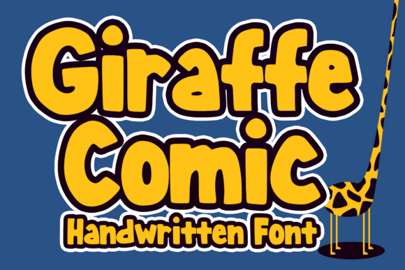 Giraffe Comic: A Playful Display Font That Makes Your Brand Feel Instantly Friendly