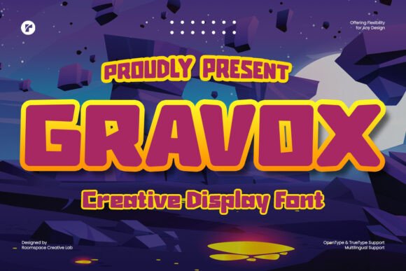 Gravox: A Display Font Built for Editorial Impact