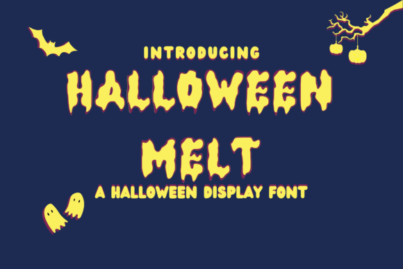 Halloween Melt: A Display Typeface for Spooky Editorial Impact