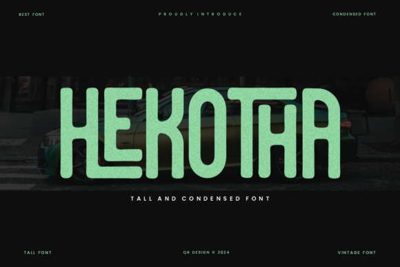 Hekotha: A Bold, Modern Display Font for Digital Branding