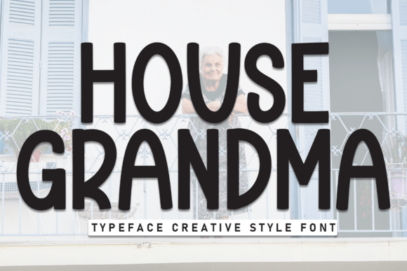 House Grandma: A Playful Handwritten Display Font for Makers