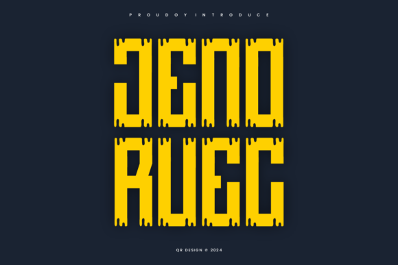 Jenoruec: A Bold Brush Paint Font for Digital Branding