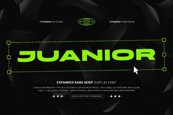 Juanior: A Bold Display Font for Editorial Impact