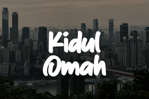 Kidul Omah: A Display Font That Anchors Campaign Visuals