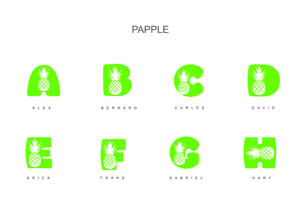 Papple: A Display Font That Captures Childhood Wonder