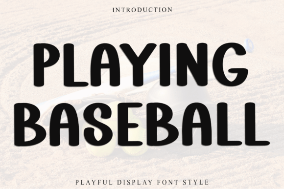 Playing Baseball: A Display Font That Swings With Purpose