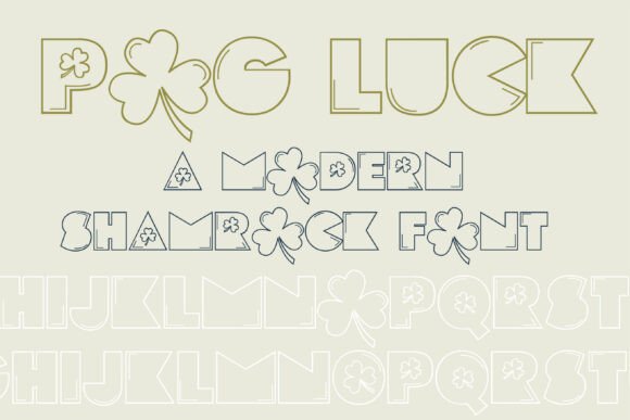 Pog Luck: A Playful, Hand-Crafted Display Font for Memorable Branding