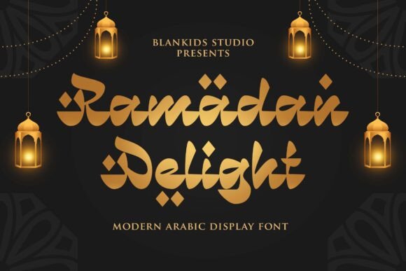 Ramadan Delight: A Thoughtful Arabic Display Font for Editorial Design