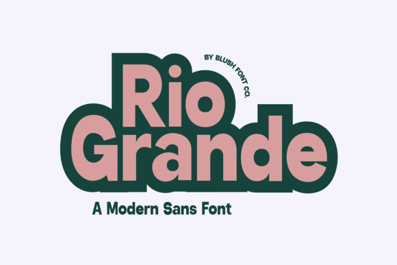 Rio Grande: A Bold, Retro Sans Serif Font That Elevates Your Brand