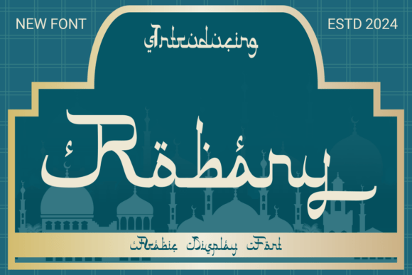 Robany: An Arabic-Inspired Serif Display Font for Thoughtful Publishing