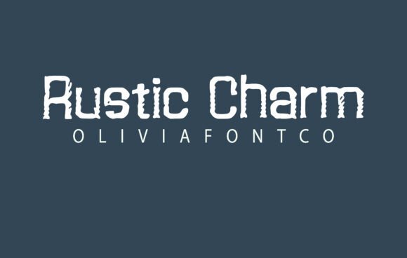 Rustic Charm Font: Handcrafted Warmth for Your Products