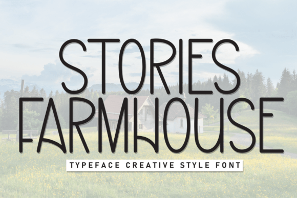 Stories Farmhouse: A Handwritten Display Font with Editorial Warmth