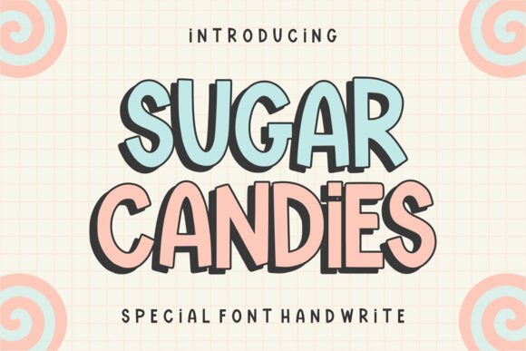 Sugar Candies: A Playful Display Font for Digital Branding