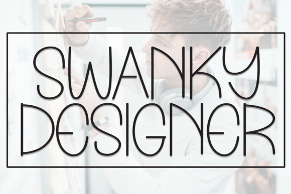 Swanky Designer: A Warm, Charming Display Font for Digital Brands