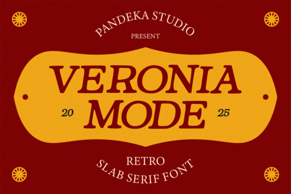 Veronia Mode: A Bold Retro Slab Serif for Real Branding Work