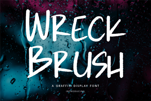 Wreck Brush: A Bold Display Font for Impactful Web Headlines